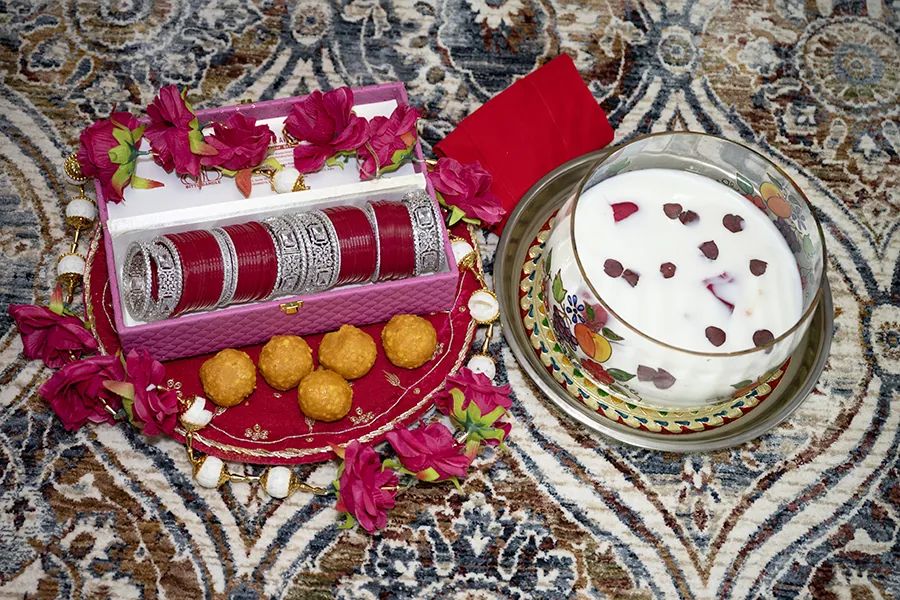 Wedding or cultural celebration detail photographed by Singh Audio & Video.